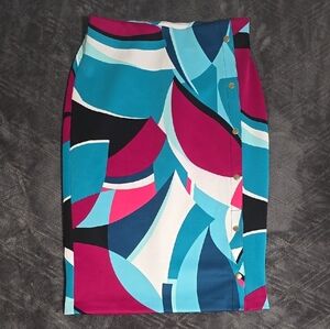 Colorful Geometric Women's Skirt